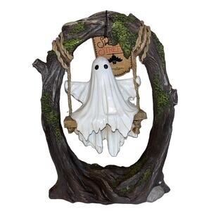 Sweet Street Viral Halloween Ghost on a Swing Swinging Halloween Summerween NEW